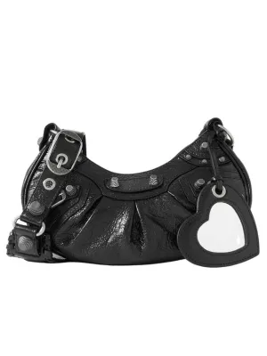 Lambskin Balenciaga Bag Certified On-demand assistance Le XS Shoulder Cagole Black