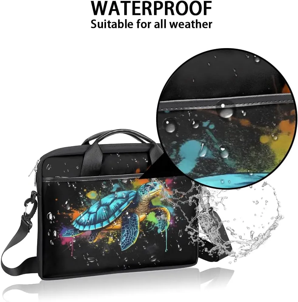Laptop Shoulder Bag Computer Bag 13-15 Inches Laptop Carrying Case with Shoulder Strap for Women Men