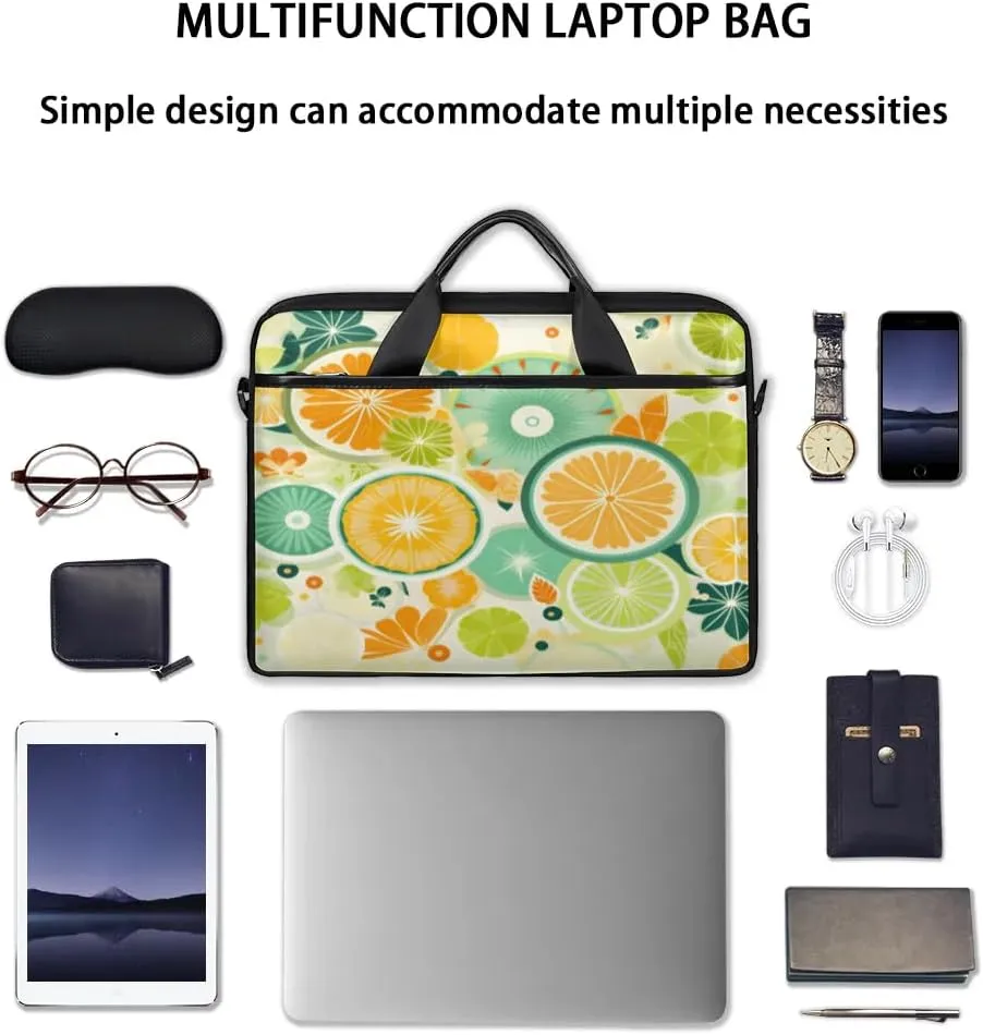 Laptop Shoulder Bag Computer Bag 13-15 Inches Laptop Carrying Case with Shoulder Strap for Women Men