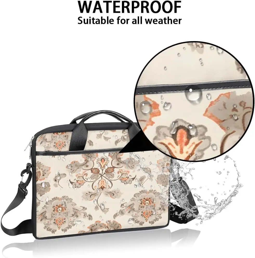 Laptop Shoulder Bag Computer Bag 13-15 Inches Laptop Carrying Case with Shoulder Strap for Women Men