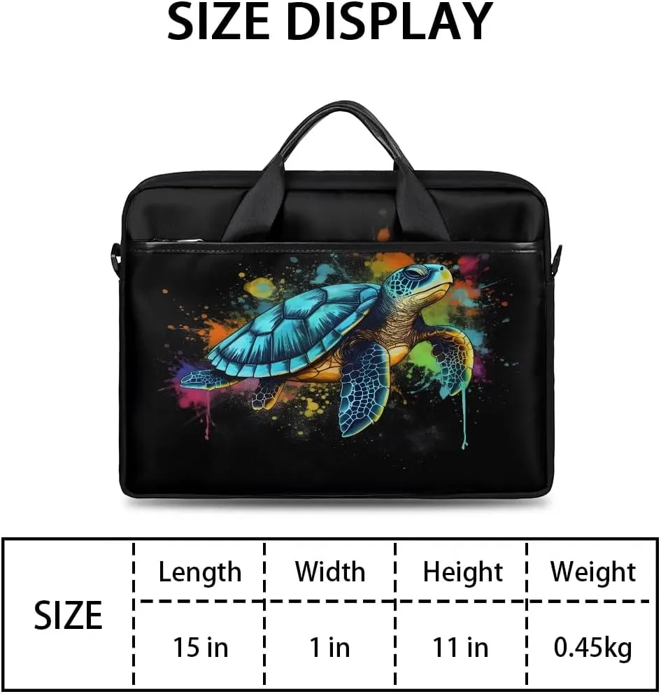 Laptop Shoulder Bag Computer Bag 13-15 Inches Laptop Carrying Case with Shoulder Strap for Women Men