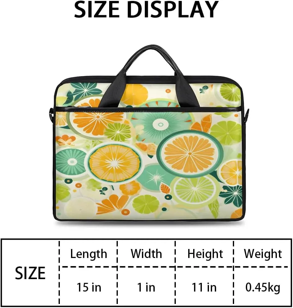 Laptop Shoulder Bag Computer Bag 13-15 Inches Laptop Carrying Case with Shoulder Strap for Women Men