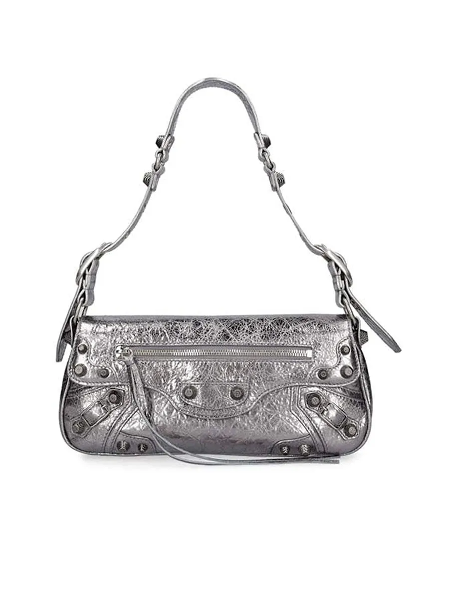 Le Cagole Metallic Shoulder Bag