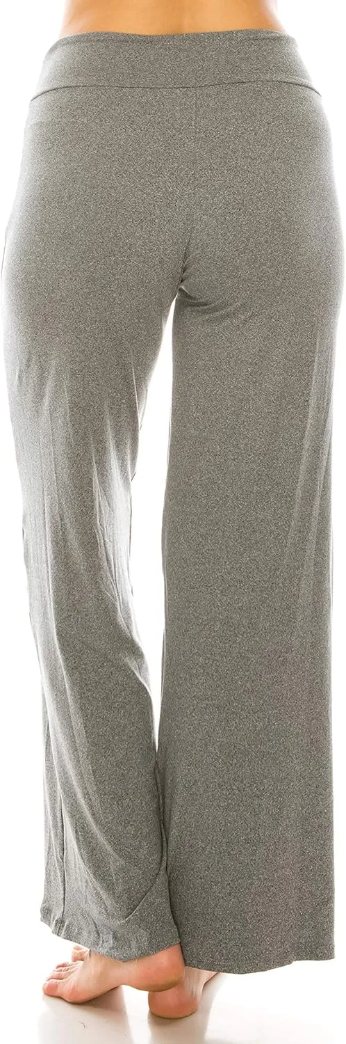 Leggings Depot Women's Drawstring Pajama Pants Wide Leg Casual Comfy Sleepwear for Lounge and Yoga