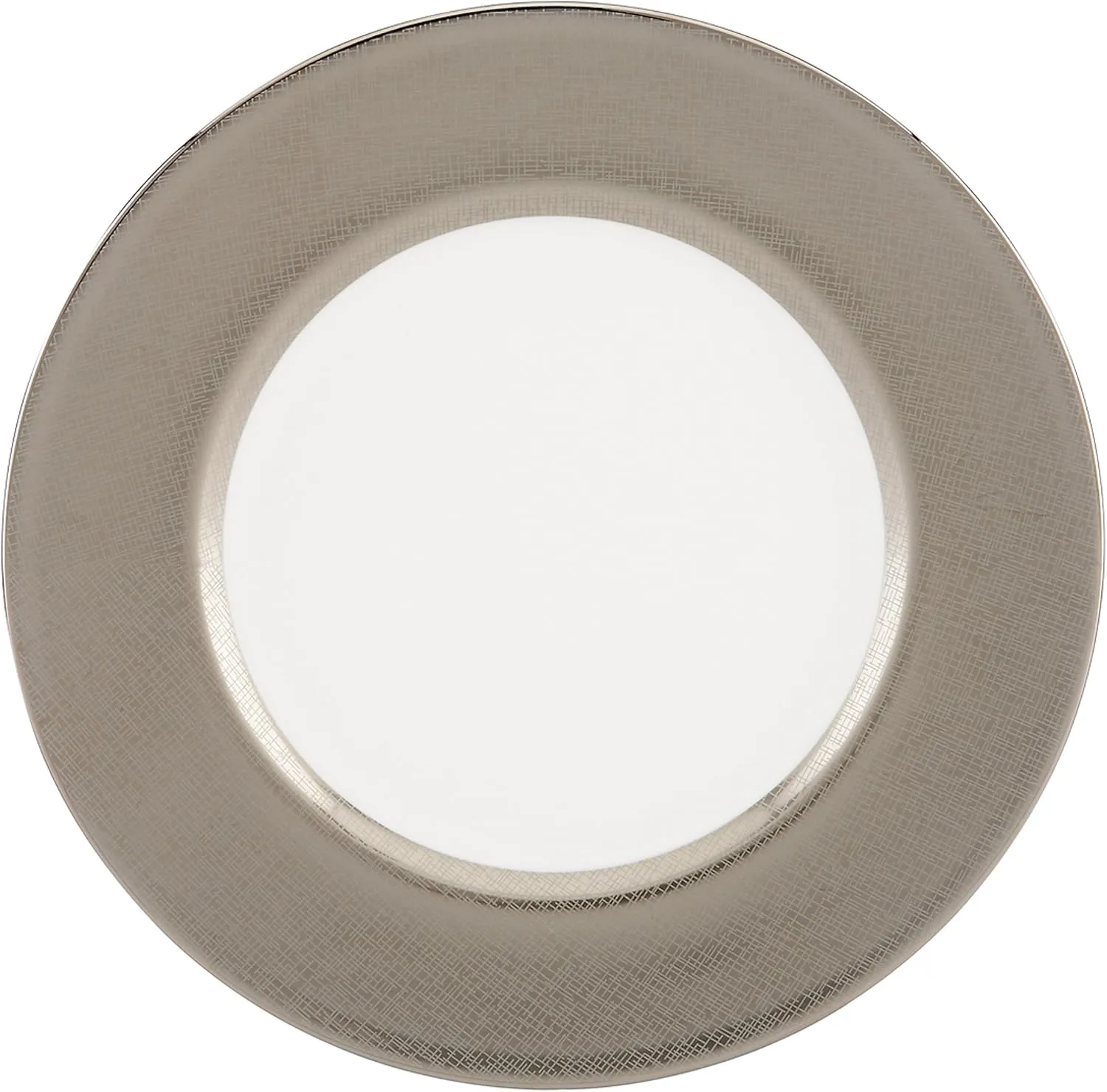 Lenox Donna Karan Platinum Voile Accent Plate, Metallic