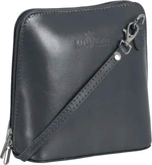 LiaTalia Genuine Italian Leather Small Crossbody Bag for Women – Handmade Mini Shoulder Purse from Florence Tuscany – Abby