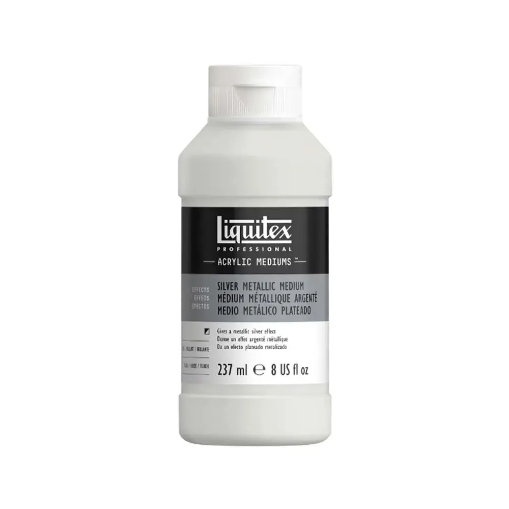 Liquitex Silver Metallic Medium - Professional Acrylic Mediums - 237 Ml