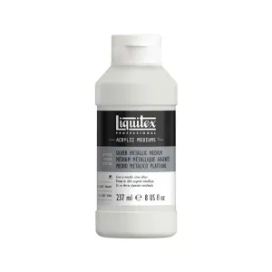Liquitex Silver Metallic Medium - Professional Acrylic Mediums - 237 Ml