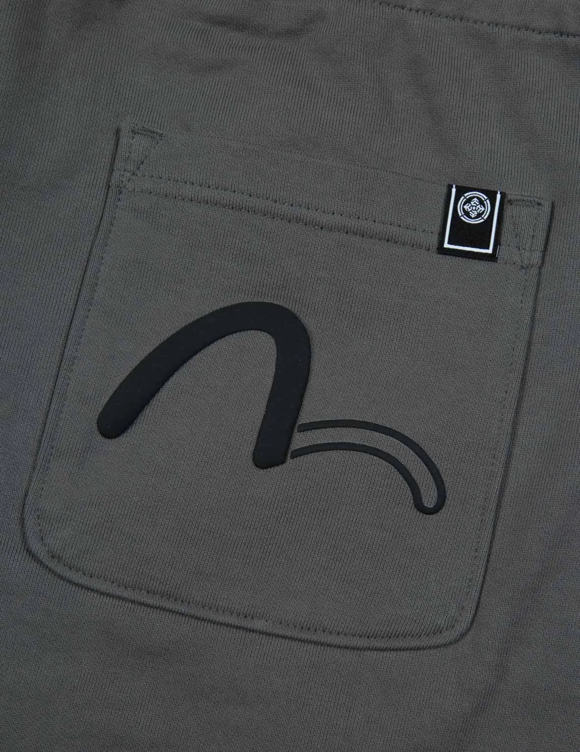 Logo and Seagull 3D print Relax Fit Sweat Shorts