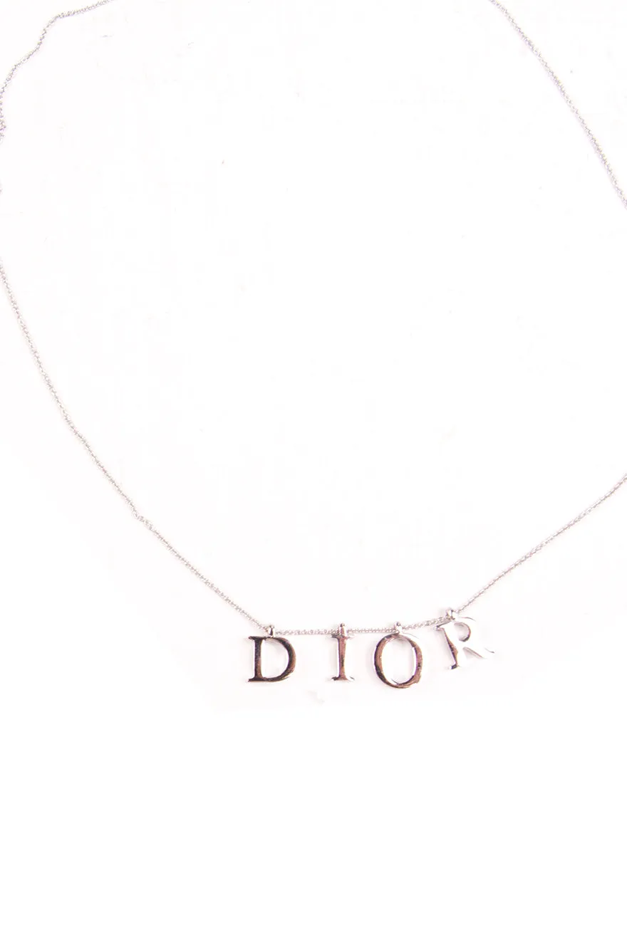 Logo Charm Necklace
