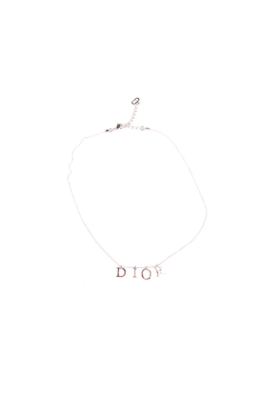 Logo Charm Necklace