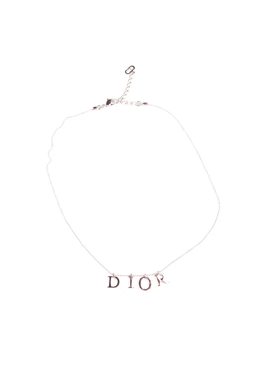 Logo Charm Necklace