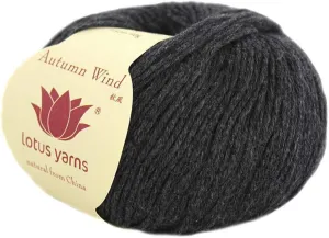 Lotus Yarns 5 Balls Autumn Wind Cotton Cashmere Blend Knitting Yarn Fingering Weight Crochet Yarn for Garments Soft Baby Clothes(05-Ashe)
