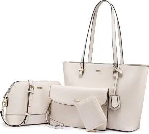 LOVEVOOK Handbags for Women Shoulder Bags Tote Satchel Hobo 3pcs Purse Set