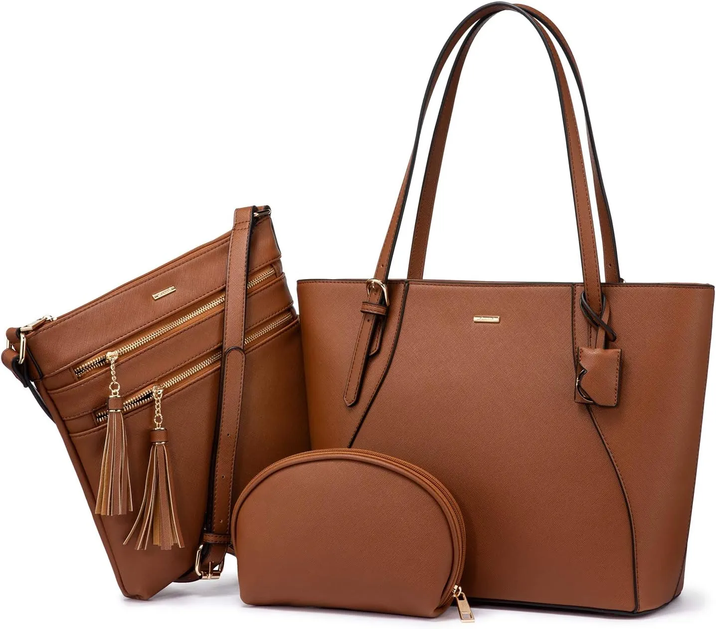LOVEVOOK Handbags for Women Shoulder Bags Tote Satchel Hobo 3pcs Purse Set