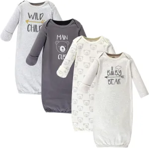 Luvable Friends Baby Girls' Cotton Gowns