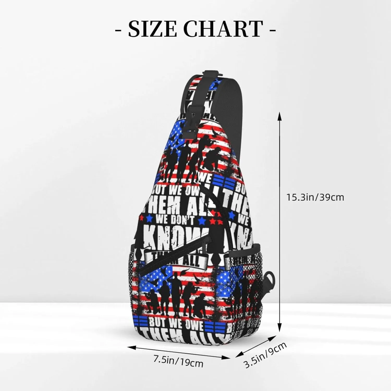 Mardi Gras American Flag Carnival Celebration Sling Bag Crossbody Bag Casual Chest Bags Travel Shoulder Backpack
