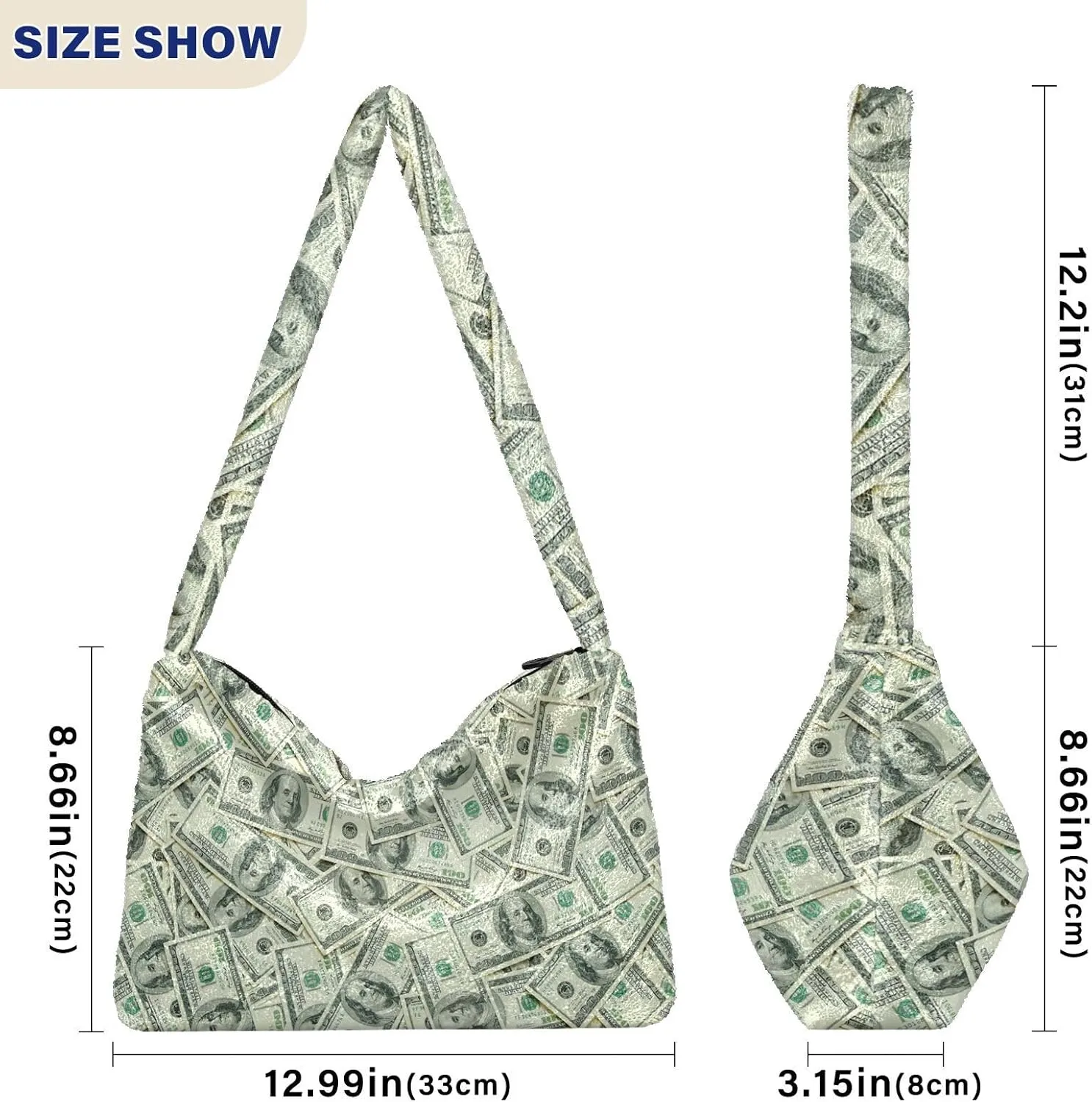 Mardi Gras With Stripes Of Gold Womans Shoulder Bag, Tote Book Bag for Women, Womens Outdoor Bag