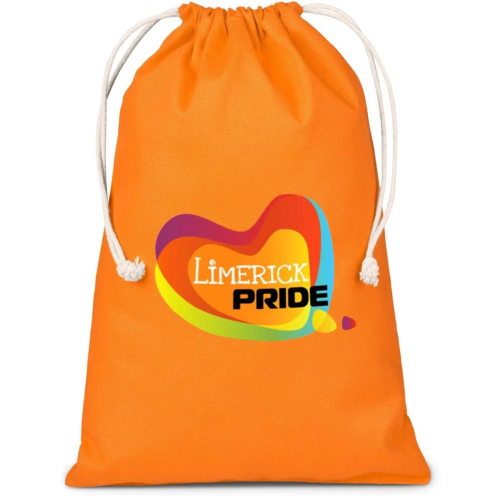 Maxi Cotton Drawstring Pouch While Stock Lasts