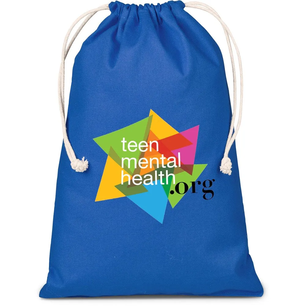 Maxi Cotton Drawstring Pouch While Stock Lasts