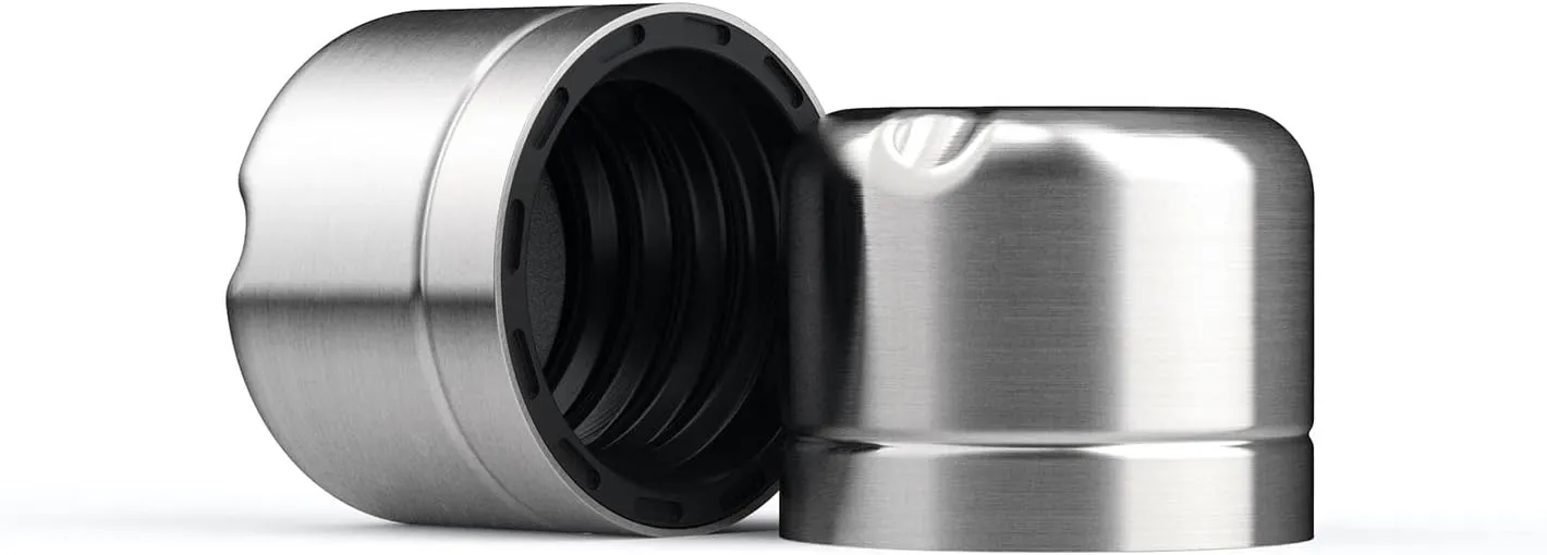 memobottle - Stainless Steel metallic lid