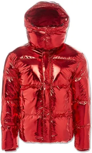 Men Toronto Bubble Jacket (Metallic Red) (Medium) (70401)