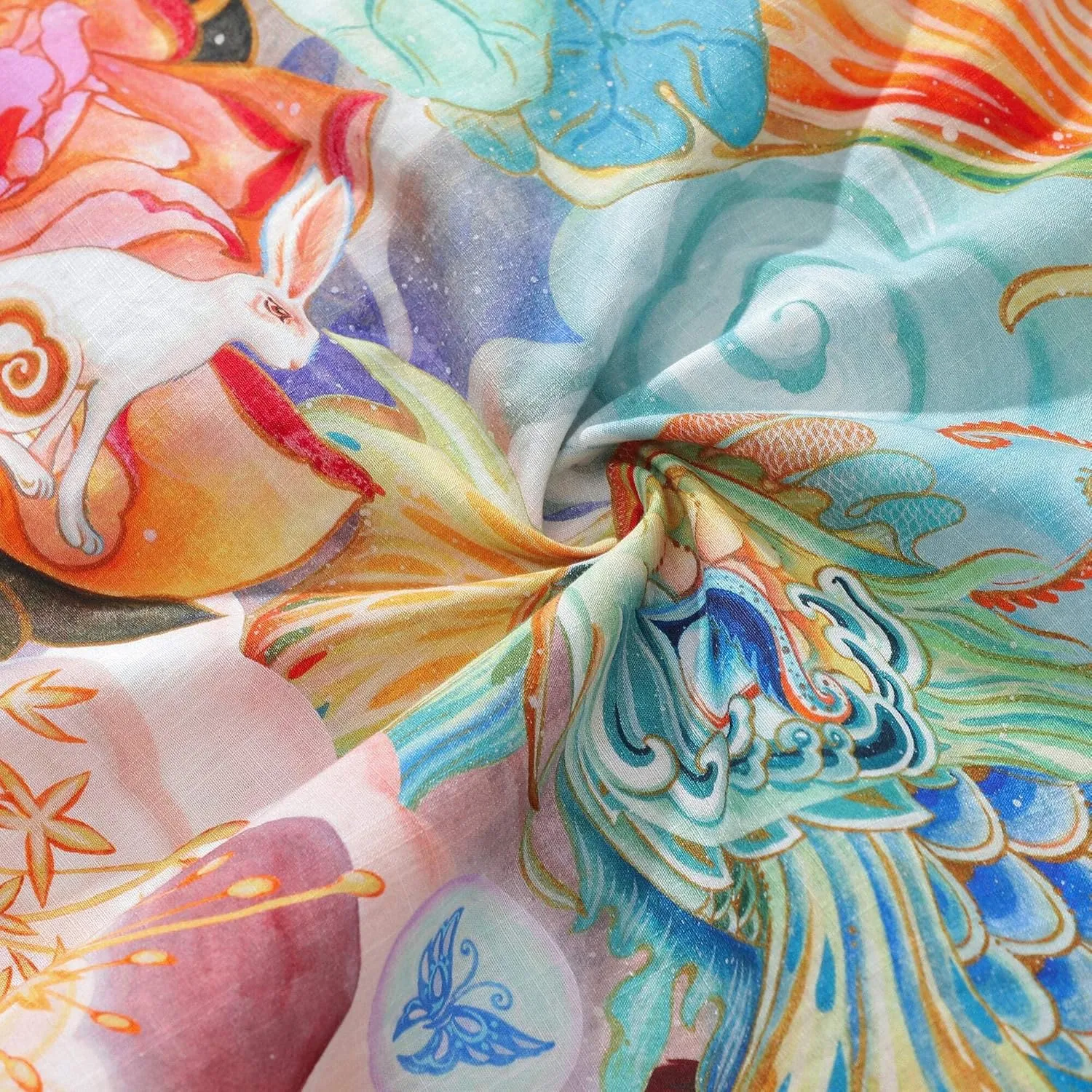 Mens Hawaiian Shirt Cotton Casual Button-Down Summer Beach Shirt Short Sleeve Aloha Shirt Tropical Shirts for Vacation