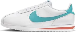Men's Nike Cortez Shoes, White/Cosmic Clay/Metallic Silver, Size 7.5