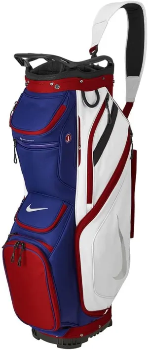 Men's Nike Performance Cart Bag '23 - Gym Red/Deep Royal Blue/Metallic Silver