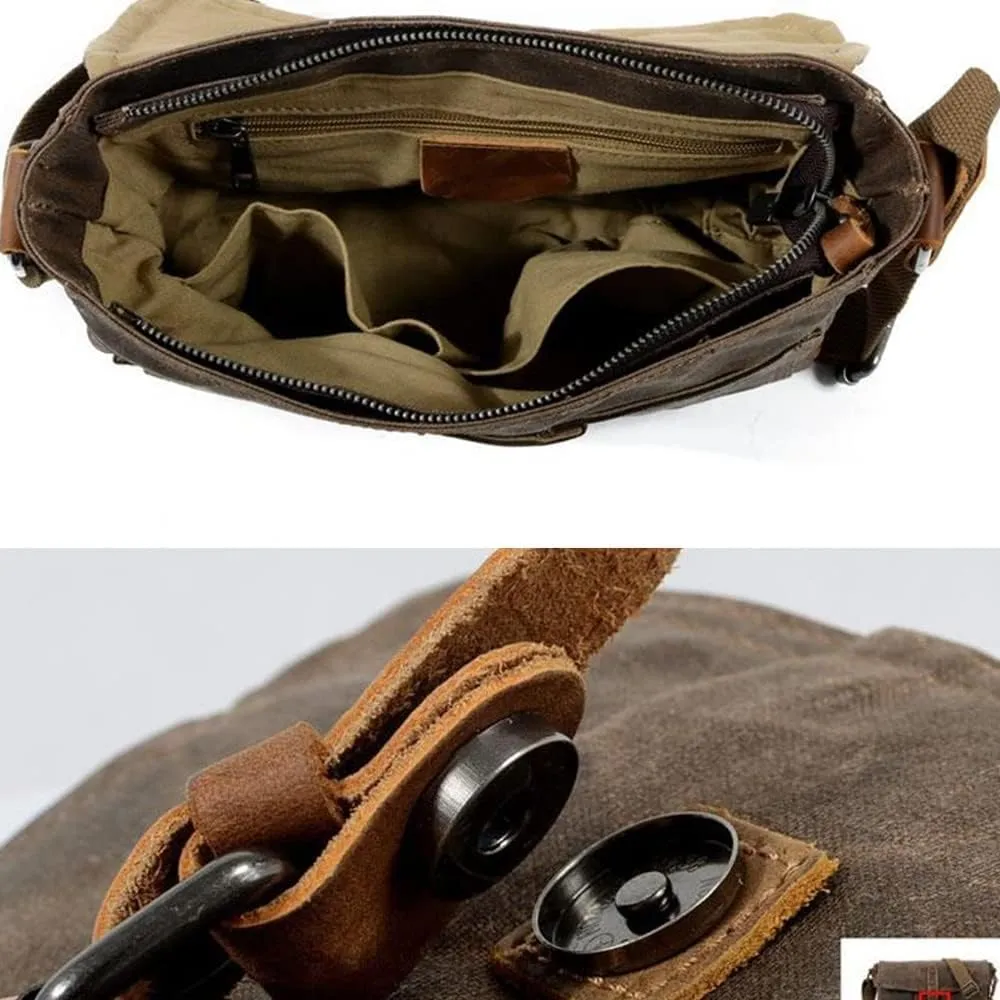 Men's Shoulder Bag Fashion Canvas Shoulder Bags Crossbody Bags for Men