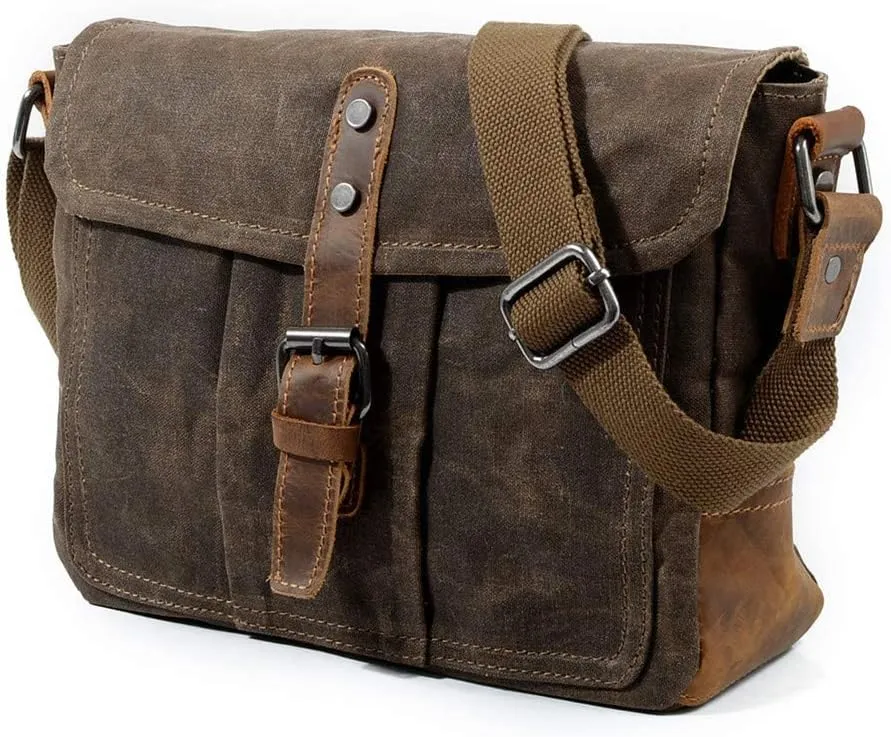 Men's Shoulder Bag Fashion Canvas Shoulder Bags Crossbody Bags for Men