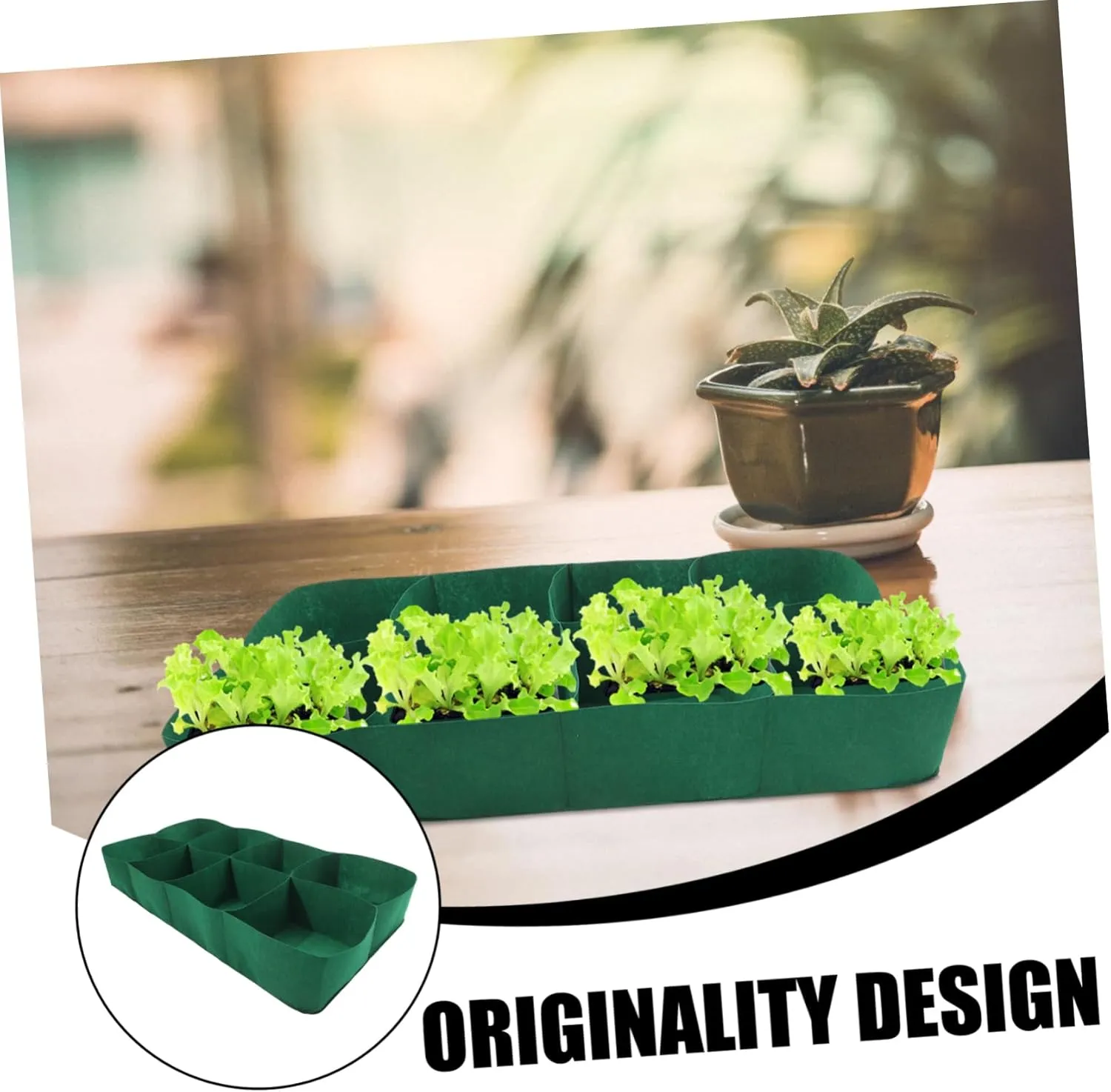 MERRYHAPY Fruit Tree Growing Bag Garden Bed Grow Bags Felt Enhance Plant Growth Small Planting Pouches