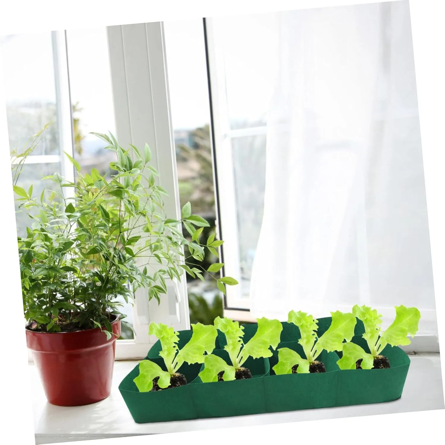MERRYHAPY Fruit Tree Growing Bag Garden Bed Grow Bags Felt Enhance Plant Growth Small Planting Pouches