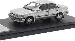 Metal Die Cast Toy Cars Scale Resin Diecas 1:43 for Corolla Sedan GT 1987 Classic Vehicles Model Car Toy Collection Decoration for Home Or Office Décor(Silver)