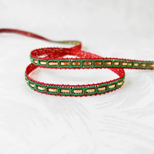 Metallic Inset Braid