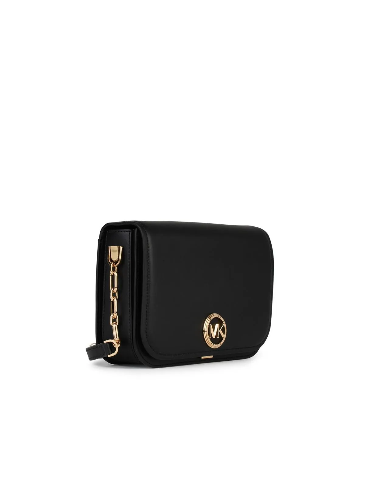 Michael Michael Kors 'Messanger' Black Lear Crossbody Bag