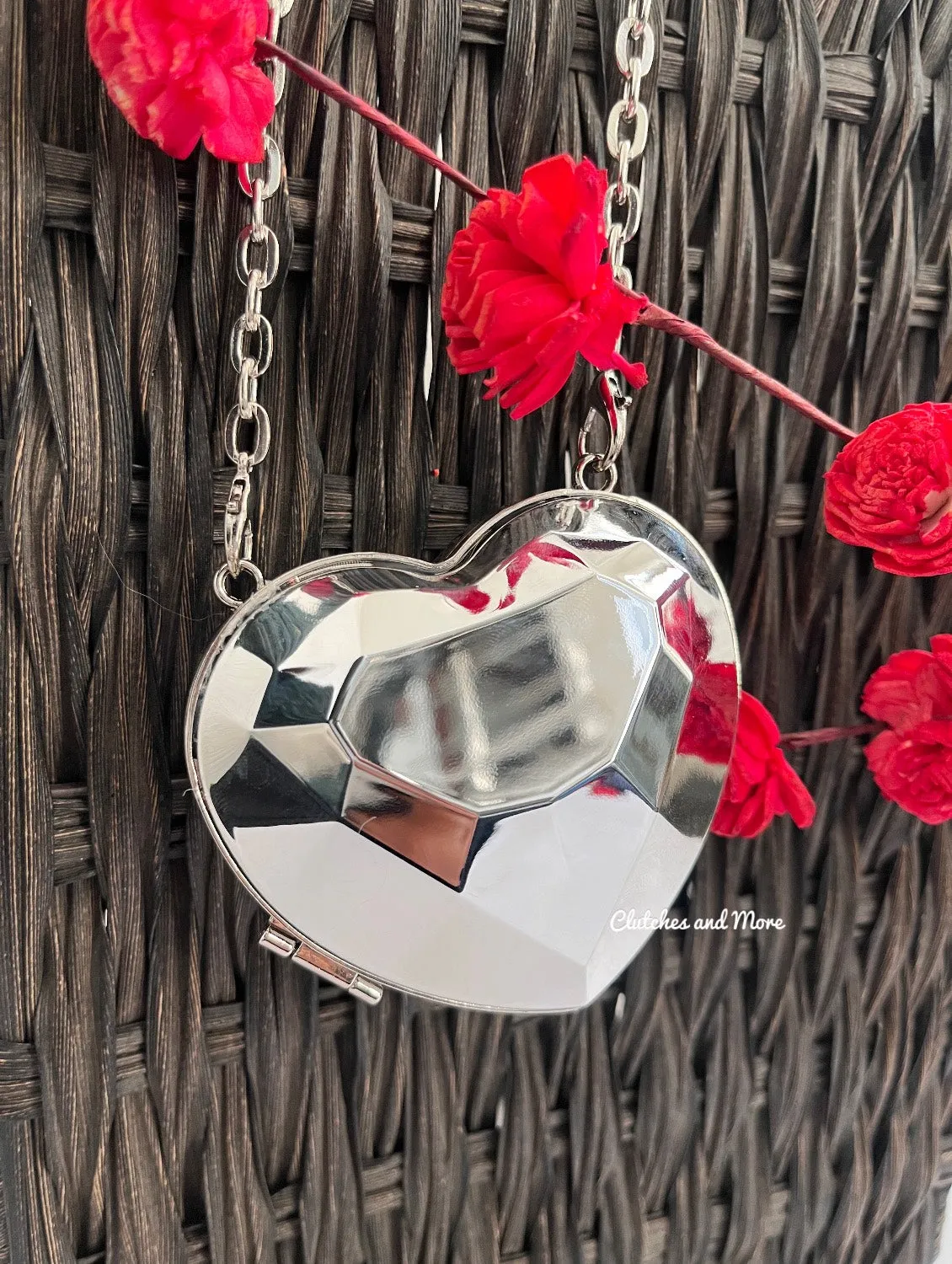 Micro Heart Sling Silver