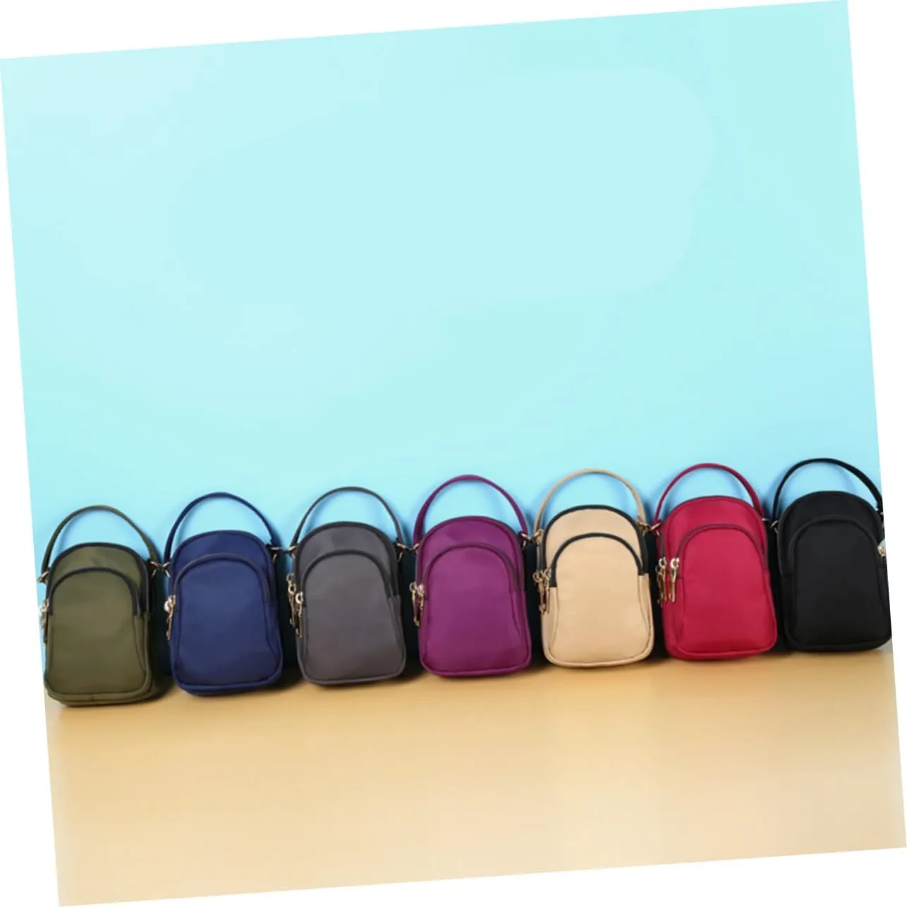 Mikinona 1 PC cell phone crossbody cross body purses for women crossbody belt bags for women nylon crossbody bag