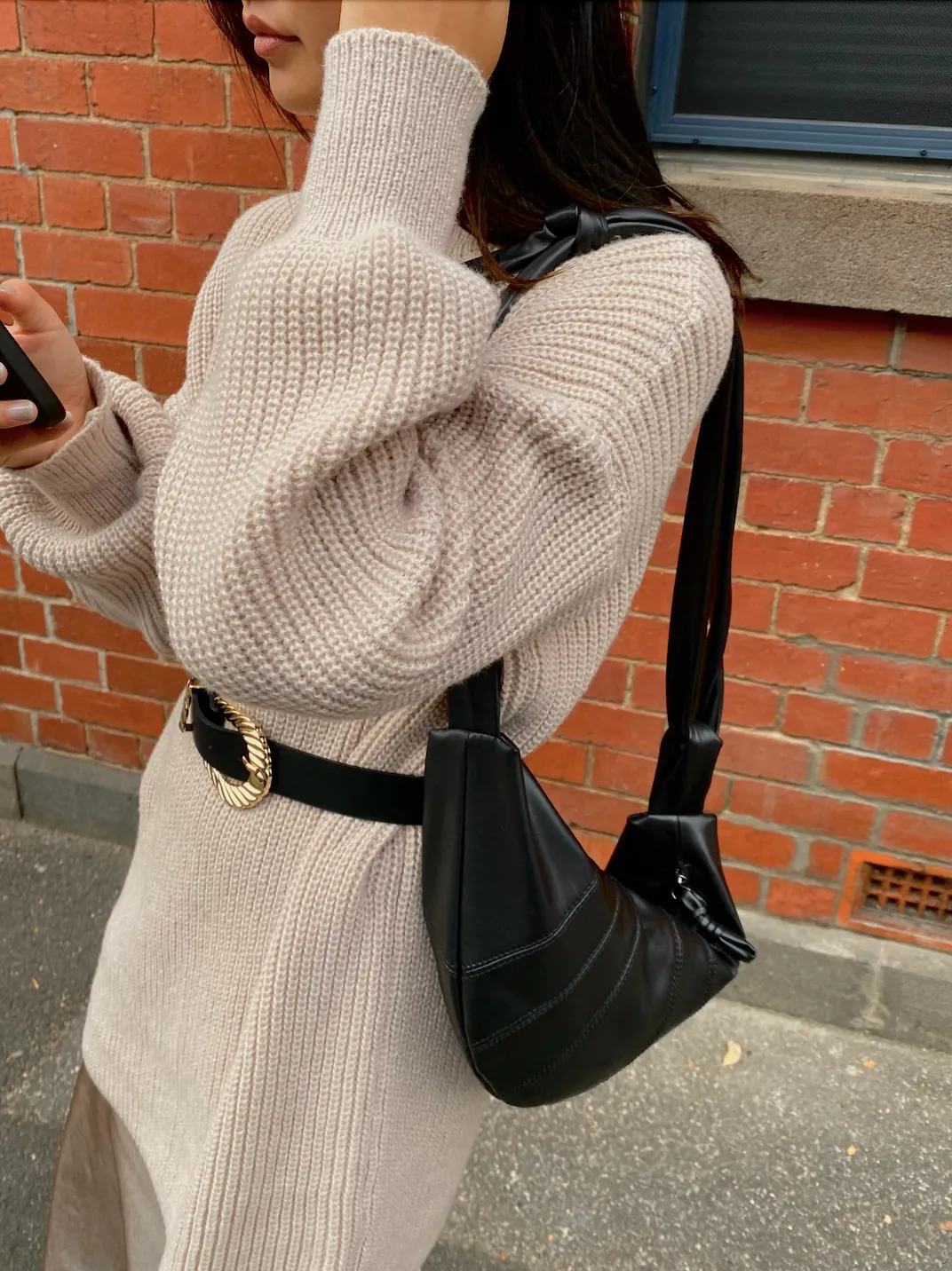 Mina Half-moon Crossbody Bag