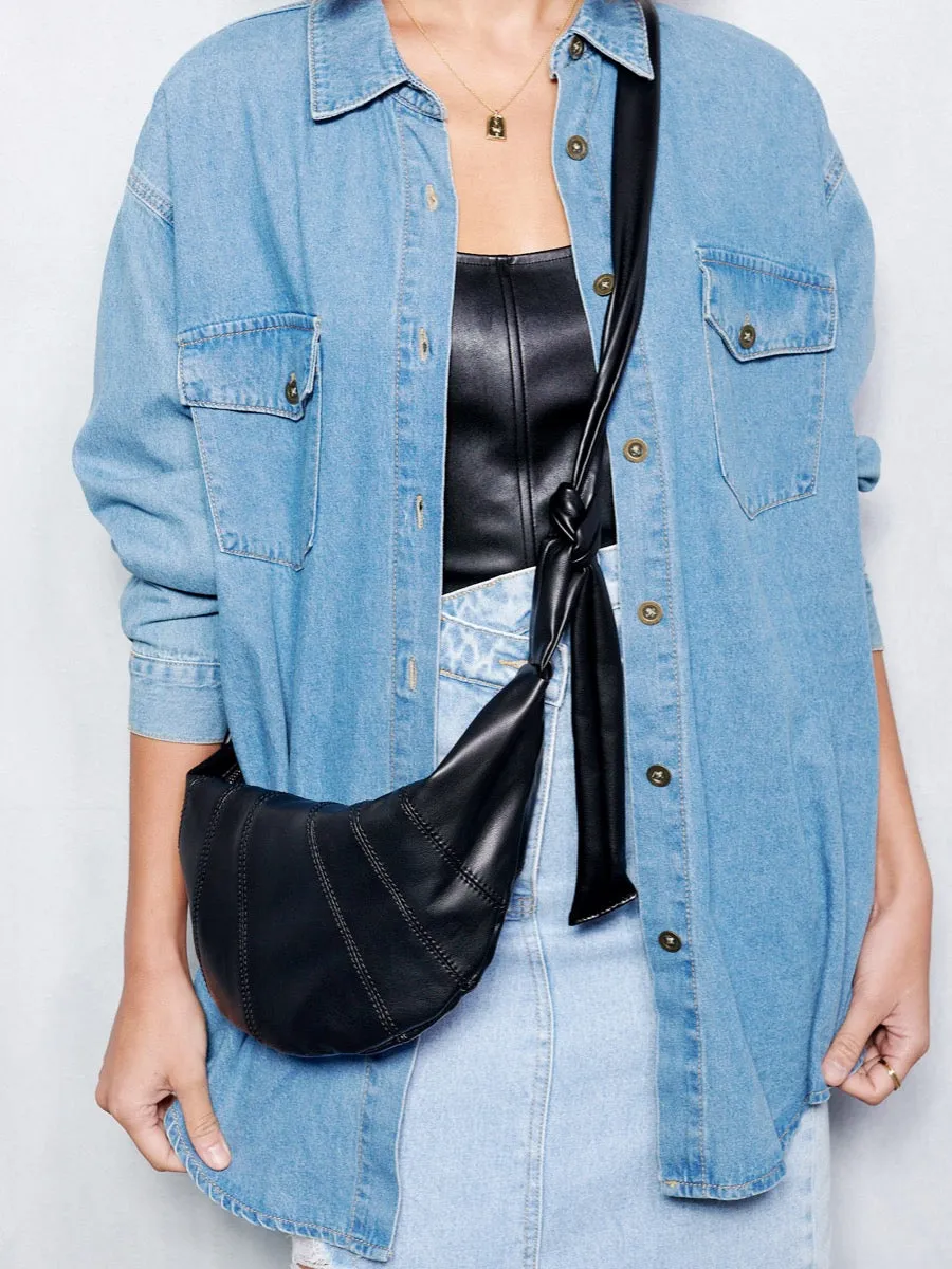 Mina Half-moon Crossbody Bag