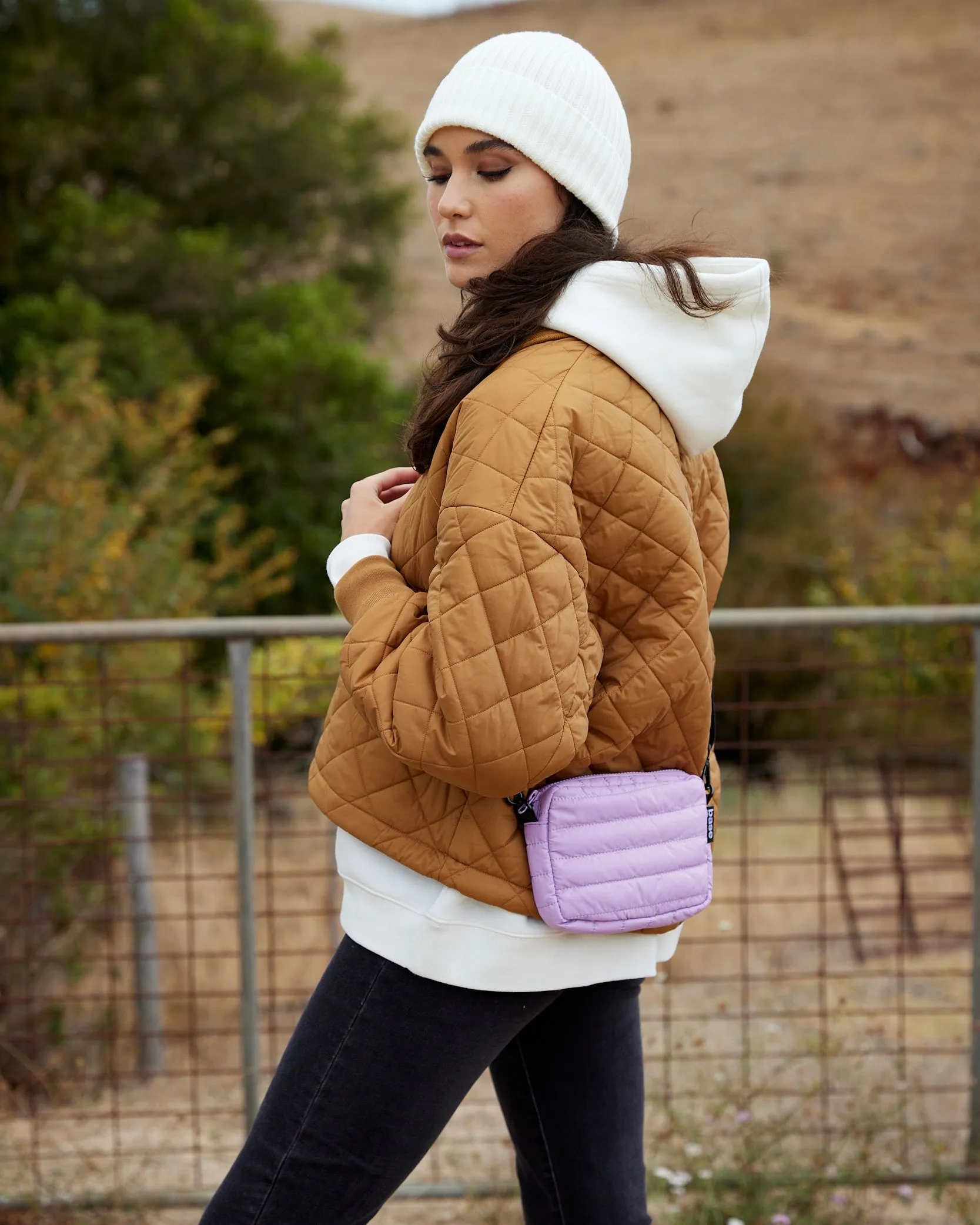 Mini Base Crossbody Bag (Lilac)