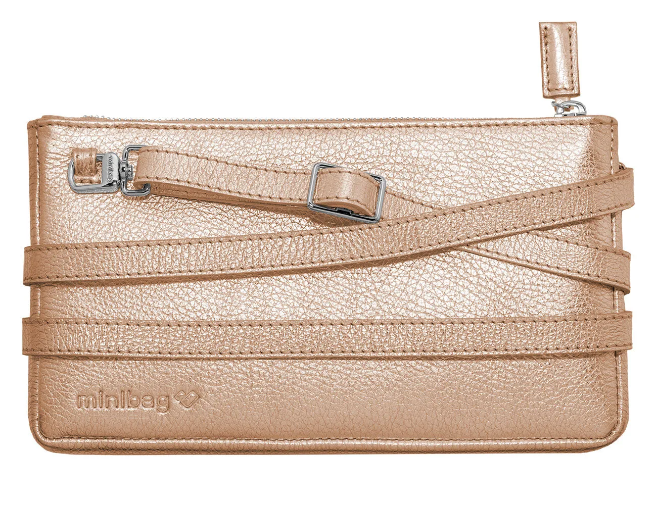 minibag metallic rose