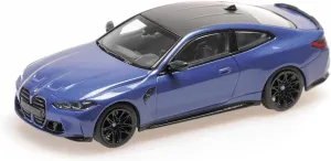 Minichamps 410020125 - B-M-W M4 Blue Metallic 2020 - 1/43 Scale - Collector's Model