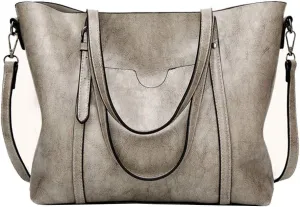 MINTEGRA Tote Bag for Women's Shoulder Bags Work Soft Large Handbags with Zipper for Ladies Crossbody for Women