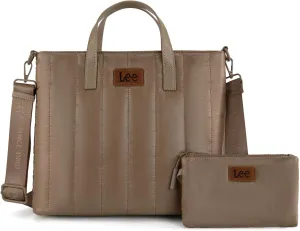 Montana West x Lee Puffer Tote Bag Lightweight Crossbody Bags for Women with Clutch
