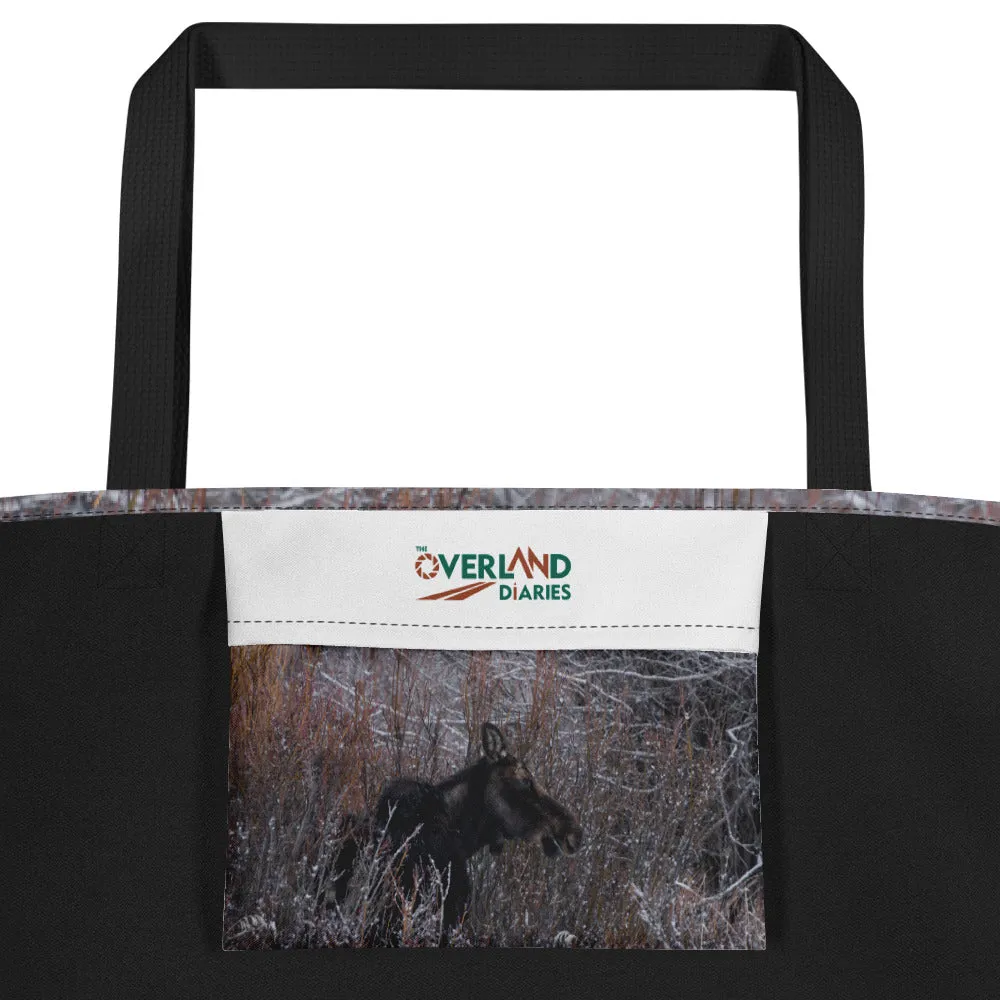 Moose Magic: Large Tote Bags That Bring Wyoming’s Wilderness to Life