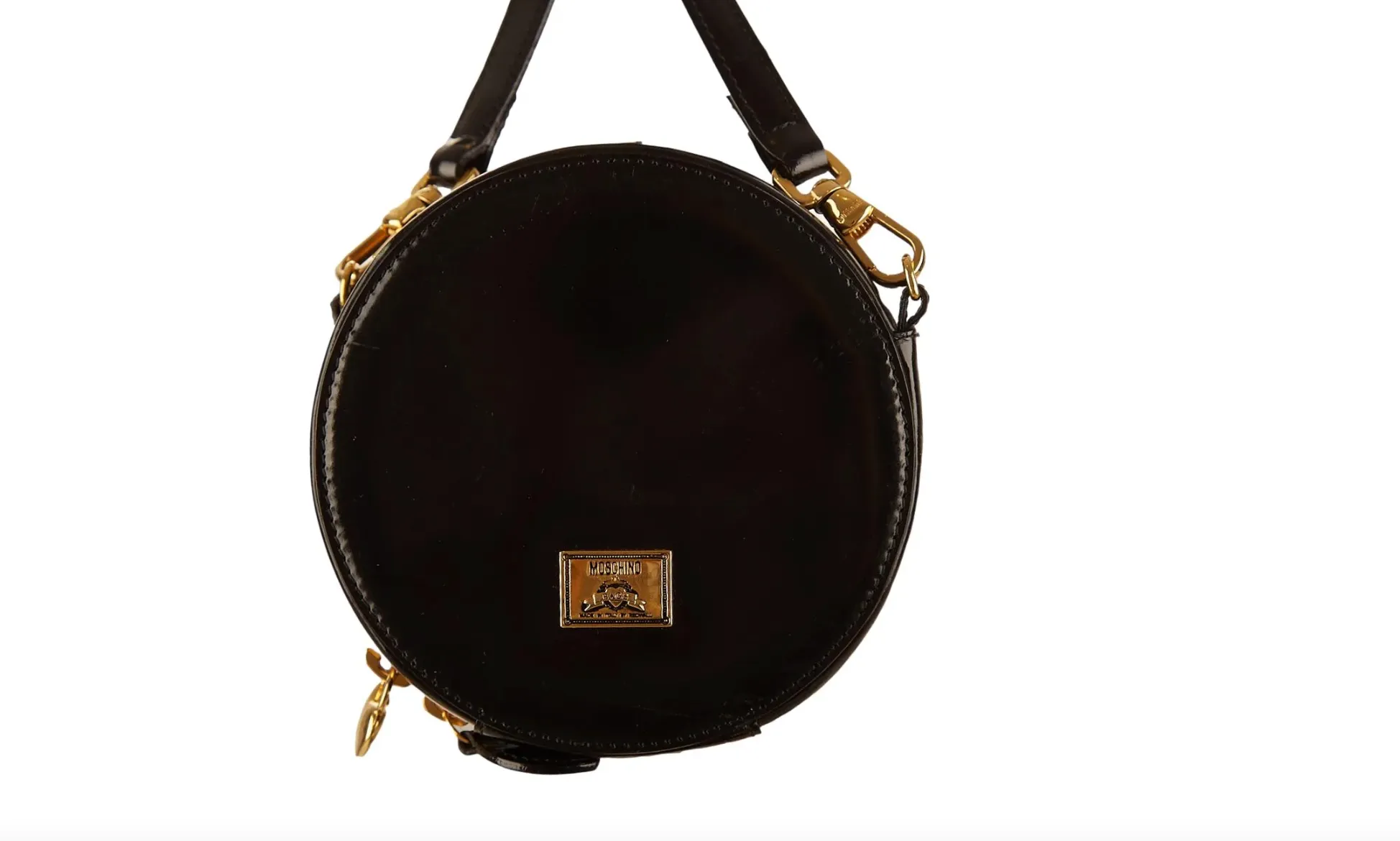 MOSCHINO REDWELL VINTAGE HEART CROSSBODY BAG