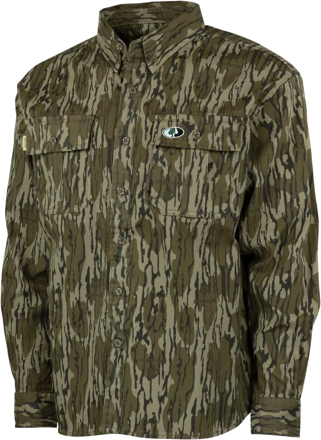 Mossy Oak Unisex-Adult Men's Long Sleeve Camo Hunting Shirts Cotton Mill