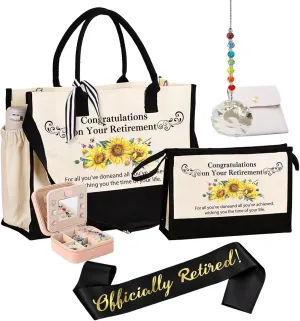 Mothers Day Gifts Retirement Gift for Woman Birthday bags for women Vintage Tote Bag set