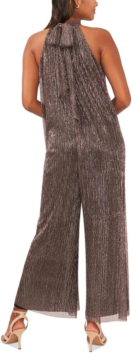 MSK Womens Metallic Jumpsuit
